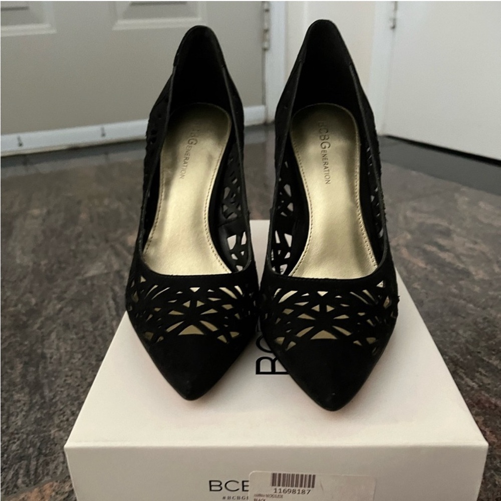 BCBGeneration Harrah Pump in Black Suede